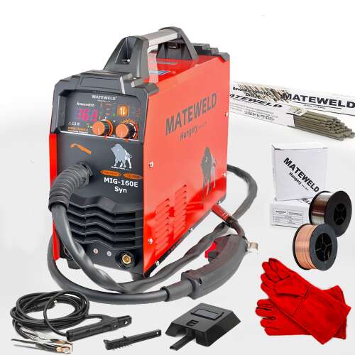 MATEWELD Hungary Buffalo Power™ MIG-160E Syn inverteres co hegesztő csomagban