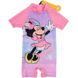 Minnie Mouse short-sleeved UV swimsuit with zipper, pink, size 110/116 - Kids' Swimwear