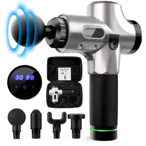 BipiLine Masszázspisztoly 6 fejjel és LCD kijelzővel - BipiLine