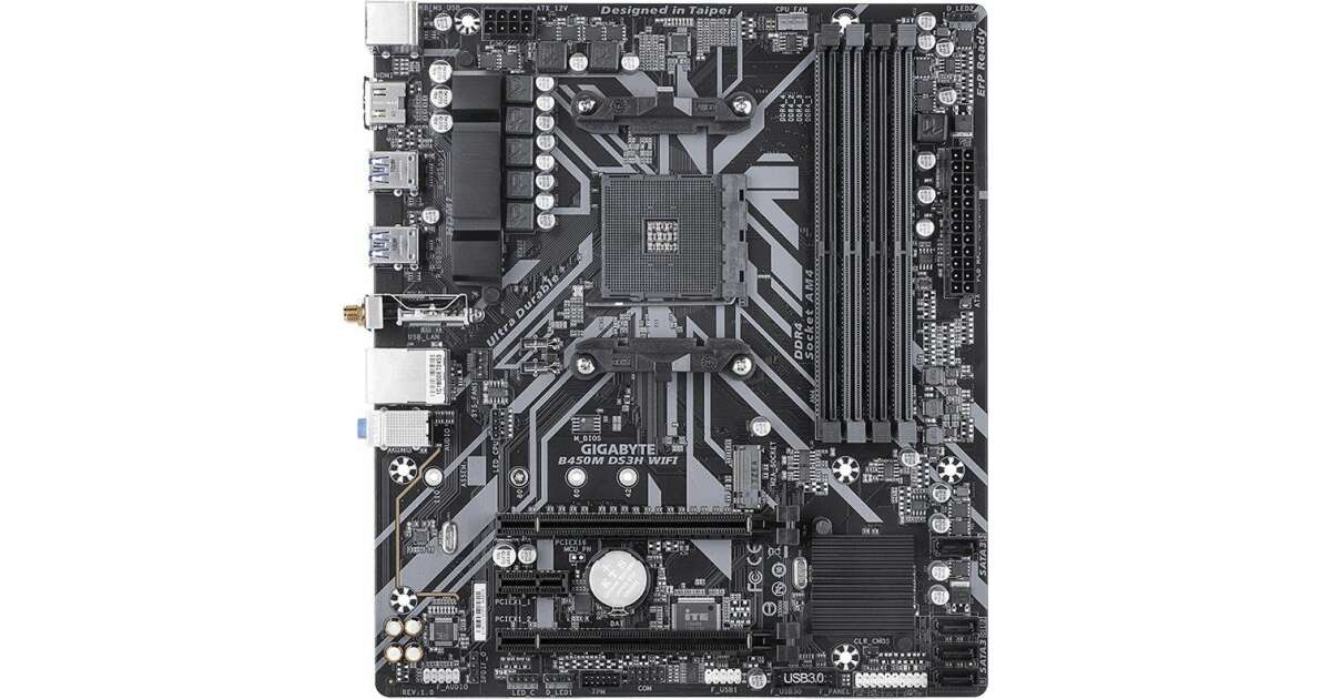 GIGABYTE B450M K AMD AM4 Micro ATX Motherboard Price In Bangladesh - Foto 5