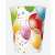 Lufis 250ml paper cups with balloon design, pack of 6