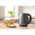 Sencor SWK 7708BK electric kettle, 1.7L capacity, stainless steel, black, in kitchen setting