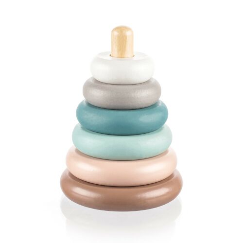 Zopa Fa Gyűrűtorony - Fejlesztő Játék - 6 Gyűrű