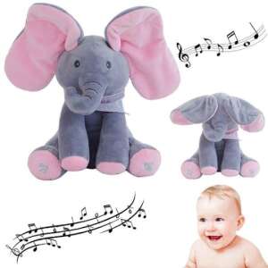 Éneklő, zenélő plüss elefánt – tökéletes ajándék 34089116 Zenélő plüss - Elefánt
