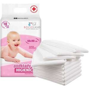 Bocioland Saltea de schimbă pentru bebeluși de unică folosință 60x90 cm - 10 buc - Schimbarea scutecelor