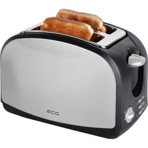 Toster ECG ST 968, stal nierdzewna, toster na 2 kromki - Toster