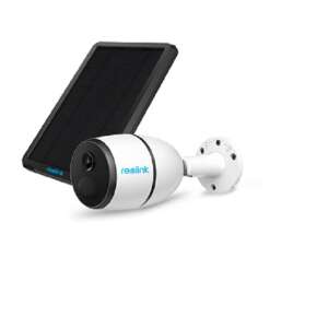 Bezpečnostná kamera Reolink Go s napájaním zo slnečnej energie, s dobíjacou batériou, 4G-LTE, nočným videním, slotom na kartu Micro SD, rozlíšením 1080p Full HD, detekciou pohybu, upozornením na pohyb e-mailom - Reolink