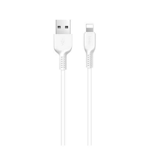 HOCO X13 fehér USB - Lightning kábel, 100cm, törésgátló
