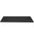 Springos black folding exercise mat, flat view