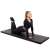 Woman doing backbend exercise on Springos black mat