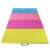 Unfolded Springos exercise mat, colorful gym mat for floor exercises