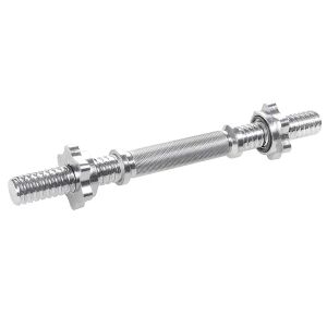 Springos 36cm Chrome Barbell Bar - Barbell Bar