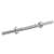Springos 48 cm chrome barbell, weightlifting bar for home gym