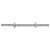 Springos 48 cm chrome barbell with screw-on collars, weightlifting bar for home gym