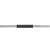 Springos 45 cm barbell with star-shaped collars, chrome plated steel, black rubber grip