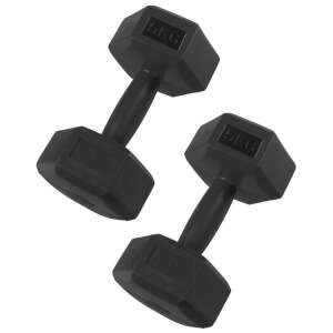 Springos kézi súlyzók 2x5kg - Fekete