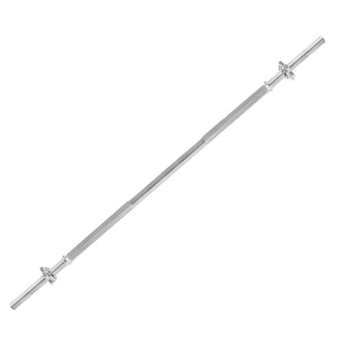 Springos 150cm straight barbell, 25mm diameter, chrome steel