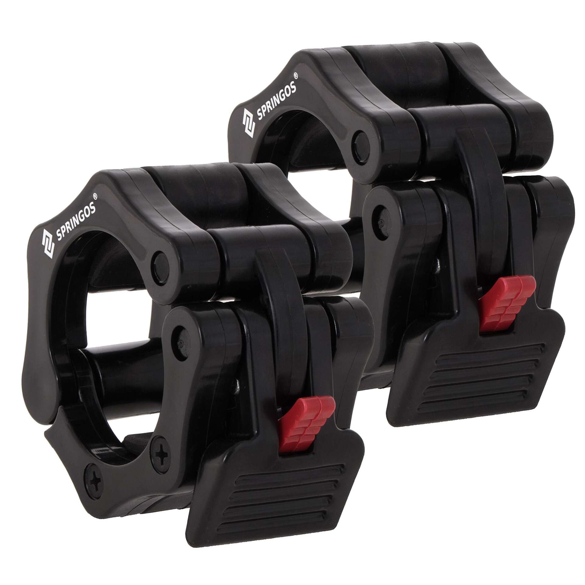 Springos műanyag tárcsarögzítő Súlyzóhoz 2db 50 mm - Fekete