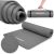 Springos grey mat for yoga and pilates with carrying case