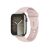 Crong Liquid Szilikon Apple Watch Pánt - Rózsaszín - 42/44/45/49mm