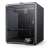 Creality K1 3D-Drucker, Vorderansicht, zeigt das Druckbett und das Druckvolumen