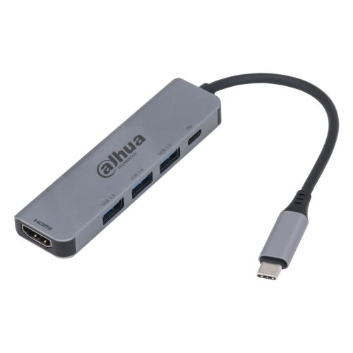 Stație de andocare Dahua TC35 100W cu porturi USB 3.0, HDMI și USB-C pentru transfer de date și conectivitate de afișare