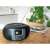 Lenco SCD-860BK DAB+ FM rádió Bluetooth-tal, fekete és ezüst színben, ferde nézetből