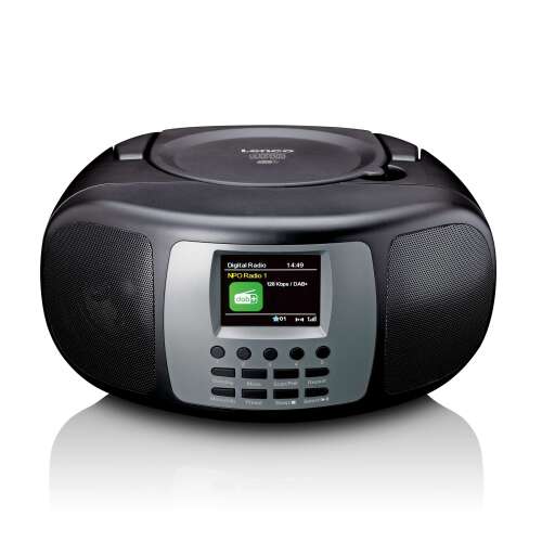 Lenco SCD-860BK DAB+ FM rádió CD lejátszóval és Bluetooth-tal - Lenco