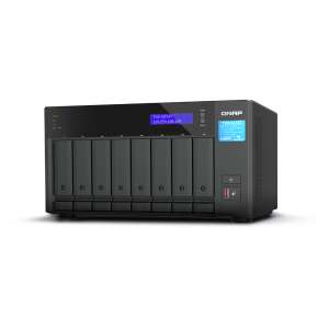 QNAP TVS-H874T-I7-32G NAS, 8 rekeszes hálózati adattároló szerver Thunderbolt 4-gyel, 2,5 GbE-vel és 12. generációs Intel Core processzorral - QNAP