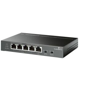 TP-Link TL-SG1005P-PD 5-Port Gigabit PoE+ Switch widok pod kątem - TP-Link