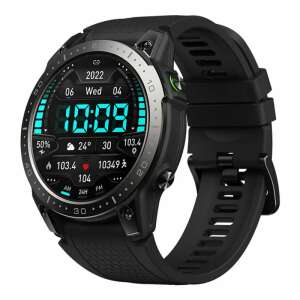 Zeblaze Ares 3 Pro smartwatch in black with a digital display showing the time, date, and other information - Smart device