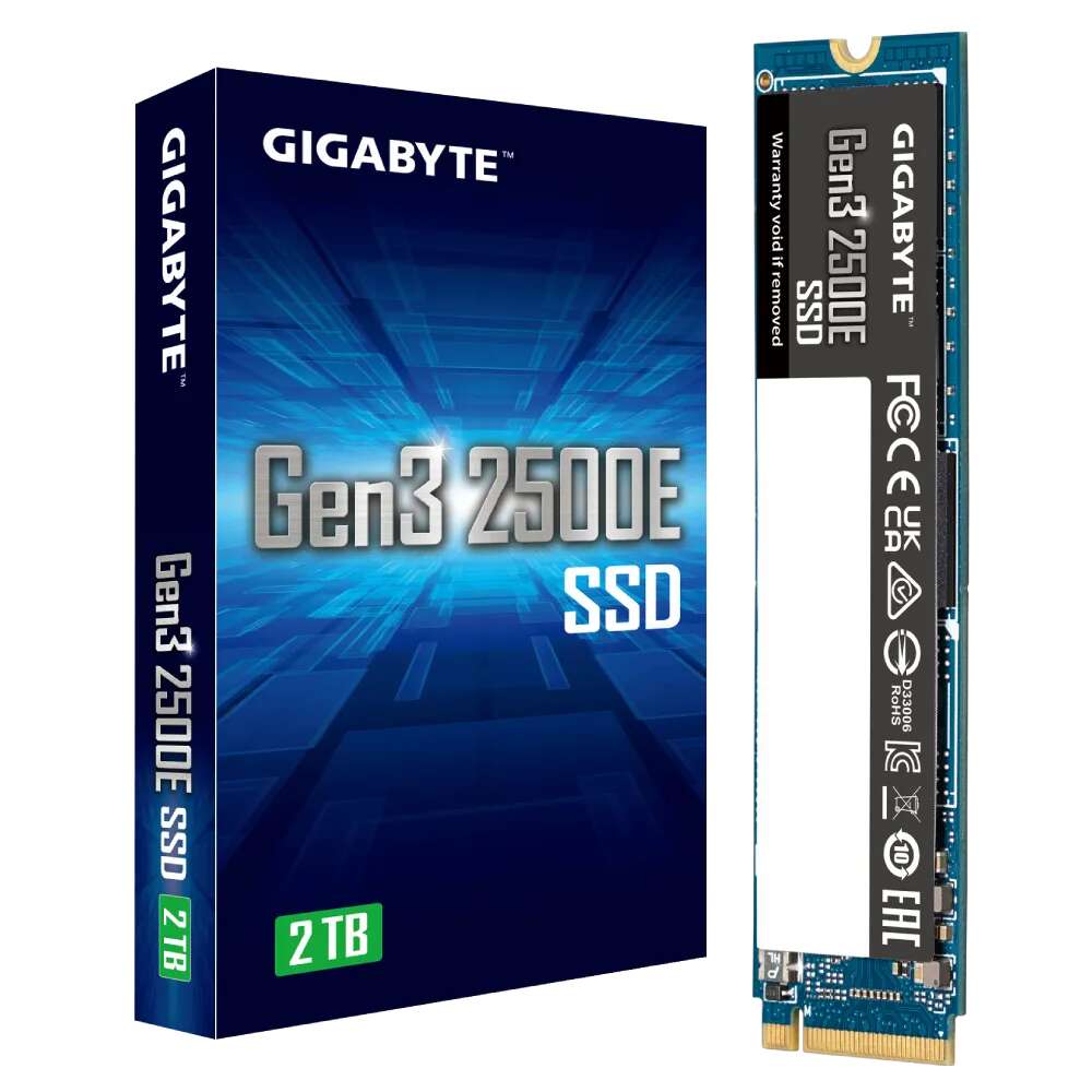 Gigabyte 2TB Gen3 2500E M.2 PCIe SSD