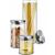 Lamart LT6025 Set of 3 Glass Kitchen Storage Containers with Stainless Steel Lids for Pasta, Cookies, and Chips