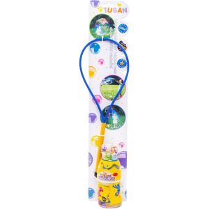 Set inel baloane de săpun TUBAN cu soluție 0.25L, Mașină de făcut baloane de săpun pentru copii - Tuban Bule de sapun