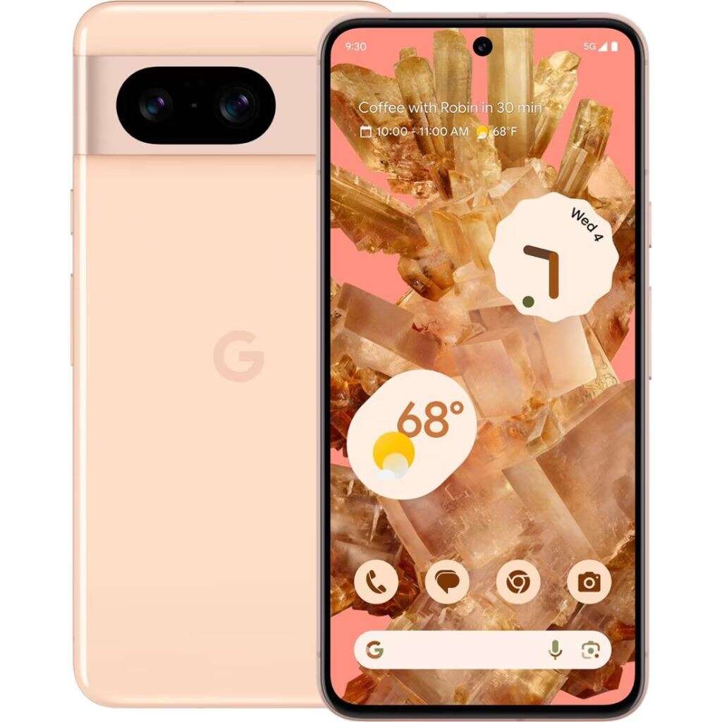 Google pixel 8 8/128gb mobiltelefon rózsaszín (google pixel 8 8/128gb r&#243;zsasz&#237;n)