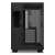 NZXT H6 Air Flow Midi Tower, черен, заден изглед, показващ I/O панела и задния вентилатор