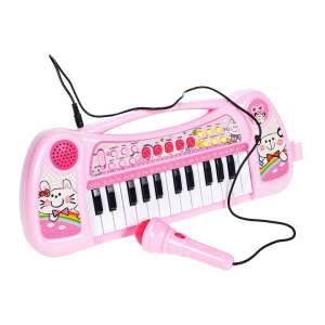 Interaktív játék babazongora szintetizátor mikrofonnal