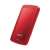 ADATA HV300 2TB external hard drive, red, angled view