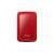 ADATA HV300 2TB external hard drive, red, front view