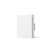 Aqara Smart Wall Switch H1, white, front view, single button, wireless, smart home automation, with indicator light