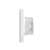 Aqara Smart Wall Switch H1, side view, white, showing the mounting mechanism