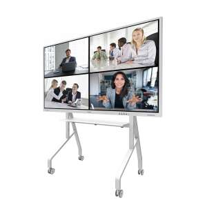 Neomounts FL50-525WH1 suport mobil pentru ecran folosit pentru videoconferințe - NewStar Suporturi TV