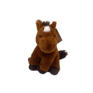 Кафява плюшена играчка кон, 20 cm - Nonbrand Плюш