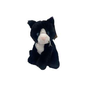 Pluszowa zabawka kot w kolorze czarno-białym, 20 cm - Nonbrand Plusz