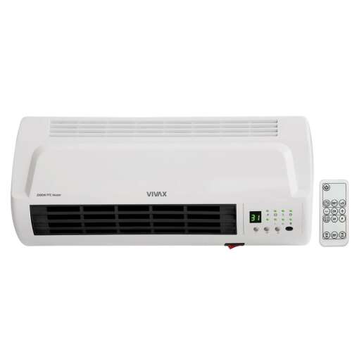 Vivax wmh-2001b wall heater, 2000w, 7.5 hours timer, 3 settings, automatic oscillation WHM-2001B 90968945