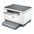 HP 6GW99F Laser Printer, White-Gray, angled view