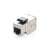 Equip 125596 Cat.6A ekranowany Inline Coupler, gniazdo RJ45 x 2, montaż zatrzaskowy