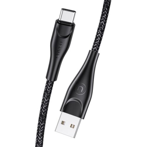 Kabel USAMS SJ392 USB-C do USB-A w oplocie do ładowania i transmisji danych
