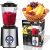 Blender Mesko MS 4080, 1200 W, 1.5 l, Negru/Argintiu (MS4080) 34120552