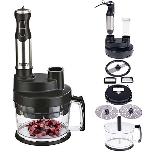 Camry CR4623 Profi Stabmixer-Set mit Zerkleinerer, Mixer und Zubehör